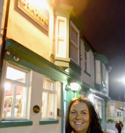 Landlady Claire Stephenson only took over the running of the pub about nine months ago.