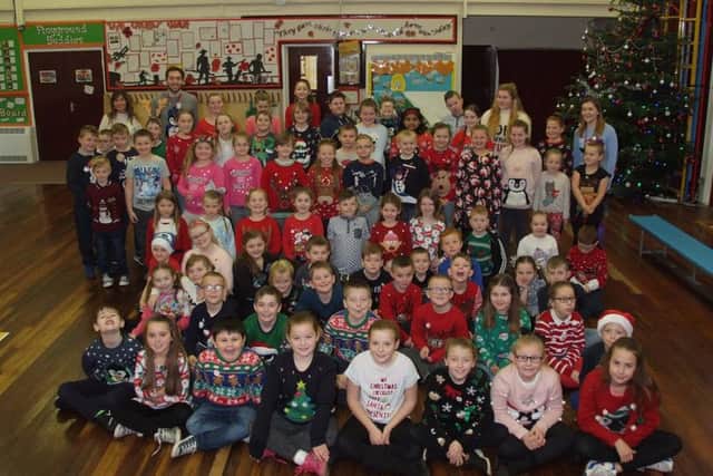 Looking festive at West View Primary.