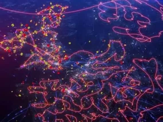 Will you be tracking Santa's trail across the sky? Picture: NATS Santa Map.