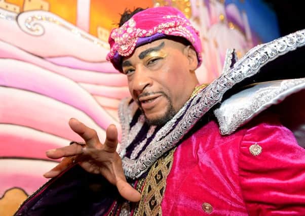 Terence Maynard as Abanazar in the Elite Pantomimes production of Aladdin performed at the Town Hall theatre between the 14th and 28th of December.  Picture by FRANK REID