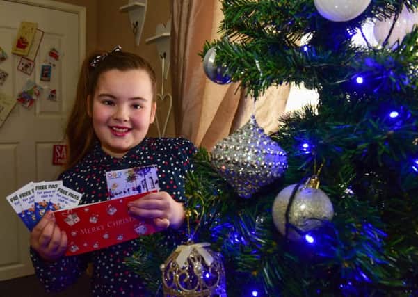 Hartlepool Mail Dear Santa runner-up Millie Vasey (9) of King Oswy Drive Hartlepool