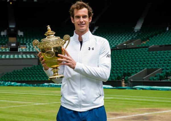 Andy Murray who has been awarded a Knighthood for services to tennis and charity in the New Year Honours list. PRESS ASSOCIATION Photo.