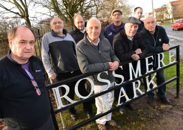 Friends of Rossmere group. Front chairman Stephen Taylor.