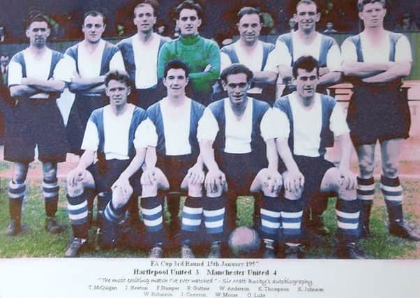 The Pools team that played the Busby Babes
