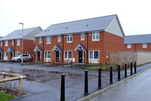 New homes built as part phase one of the Raby Gardens development