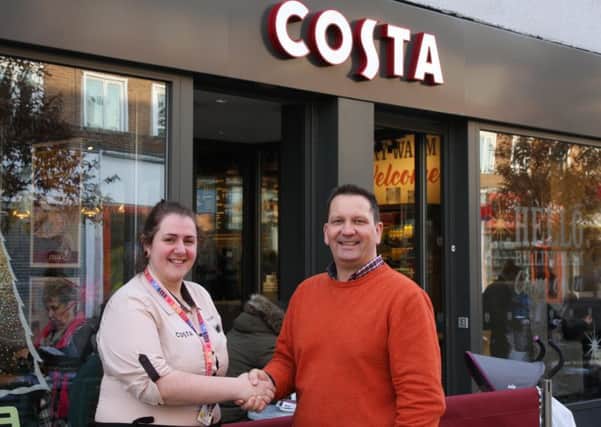 Aimee Tebutt, Store Manager, and Tony Donnelly, Billingham Town Centre Manager.