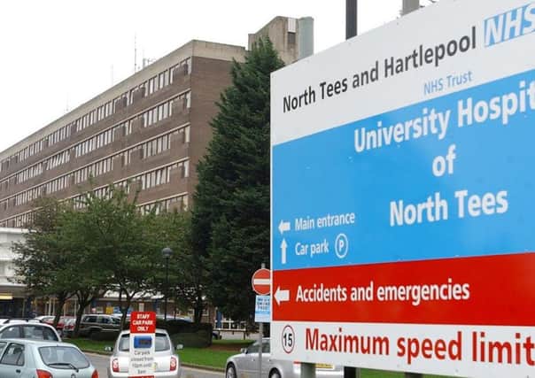 University Hospital of North Tees, in Stockton.