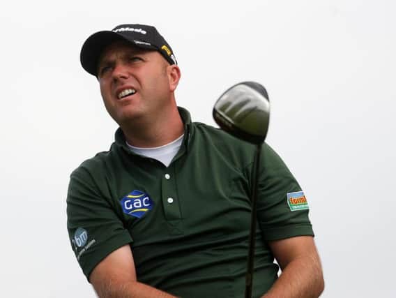 Graeme Storm leads the BMW SA Open by three shots