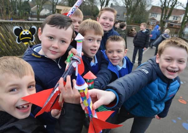 Science Week at West Park Primary School.
Rocket contest