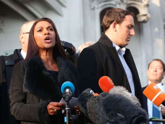 Gina Miller outside The Supreme Court in London after Britain's most senior judges ruled that Prime Minister Theresa May does not have the power to trigger the formal process for the UK's exit from the European Union without Parliament having a say. Picture by PA