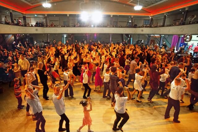 A packed dance floor at Strictly Salsa Kids. Photo by Chris Armstrong.