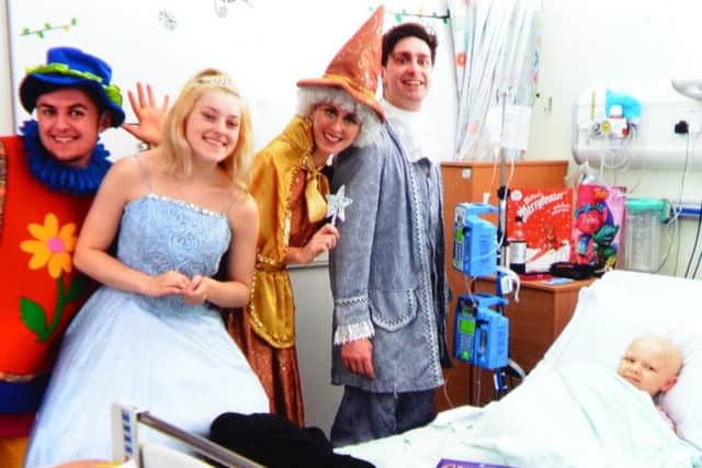 Cancer sufferer Brooklyn Hutchinson in hospital.