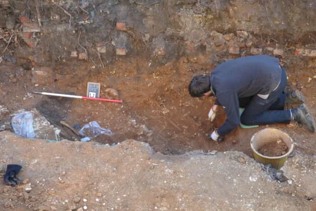 Archaeologists working in Gladstone Street