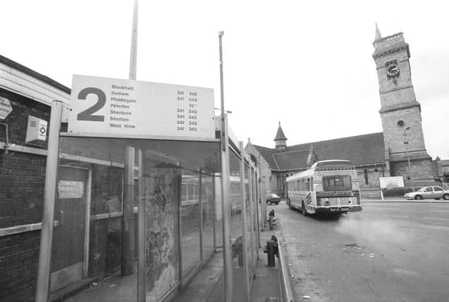 The bus station pictured shortly before demolition work began in September 1993.