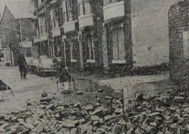 The damage on the Central Estate.