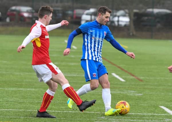 Nicky Deverdics in action for Hartlepool United Reserves against v Rotherham last week at Maiden Castle. PIcture by KEVIN BRADY