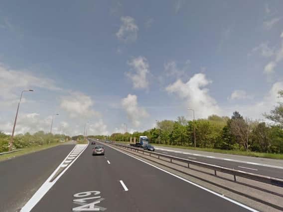 The A19 at Peterlee. Credit: Google.