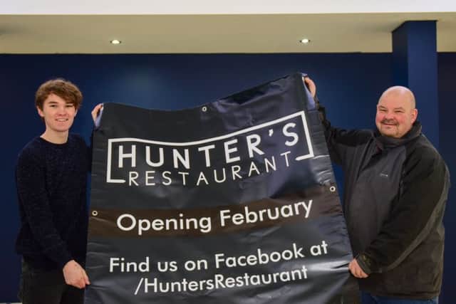 Jack Hunter who is opening a restaurant at Hartlepool Marina.