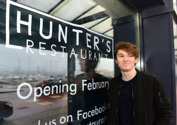 Jack Hunter who is opening a restaurant at Hartlepool Marina.