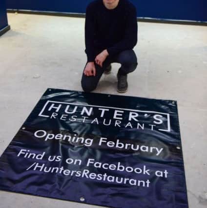 20-year-old Jack Hunter who is opening a restaurant at Hartlepool Marina in February