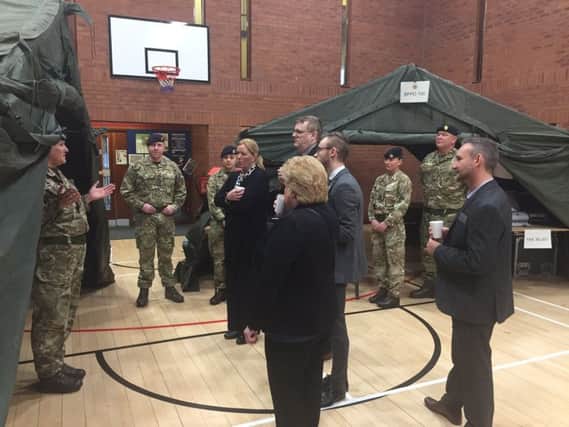 Employers hear about the work of the Army Reserves during the event led by 162 Regiment Royal Logistics Corps in Hartlepool.