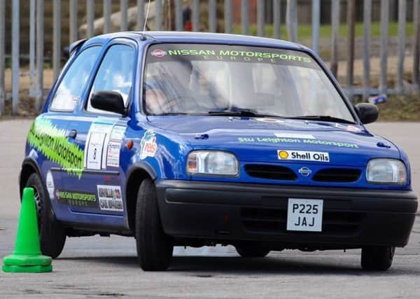 Hartlepool & District Motor Club secretary Stu Leighton in his Nissan Micra at a previous event.