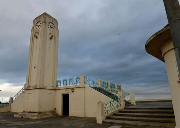The Clock Tower, at the Bus Station. Seaton Carew. FRANK REID