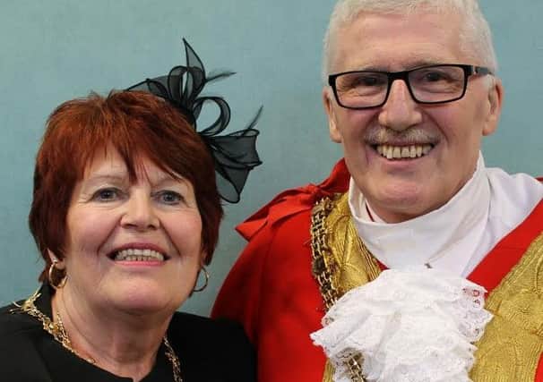 The Mayor and Mayoress of Hartlepool, Coun Rob Cook and Brenda Cook.