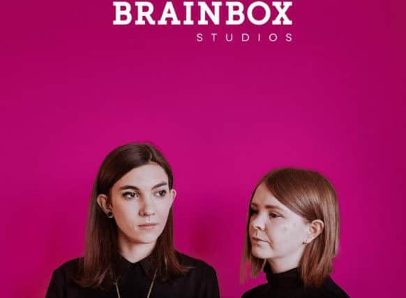 Former Cleveland College of Art and Design students Emma Tweddle and business partner Vik Watson who have set up design agency  Brainbox.