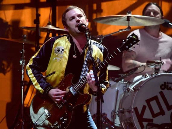 Kings Of Leon are at the Metro Radio Arena.