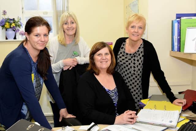 Staff (left to right) Sheena Keers, Sue Currell, Angela Atkinson and Jan Dobson. Picture by FRANK REID