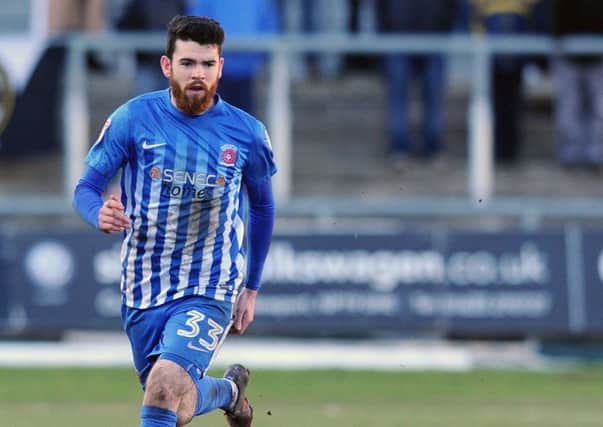 Liam Donnelly returned for Pools at Colchester