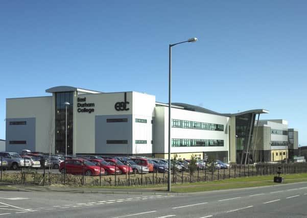 The event is being held at the Peterlee campus of East Durham College.