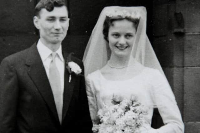 Ken and Margaret Lupton on their wedding day.
