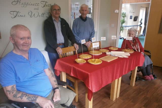 Field View Care home in Blackhall Colliery held a pie cook off competition for residents, families and staff members in honour of British Pie Week.