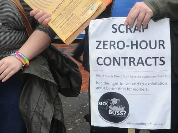 A record 905,000 people are now on zero-hours contracts.