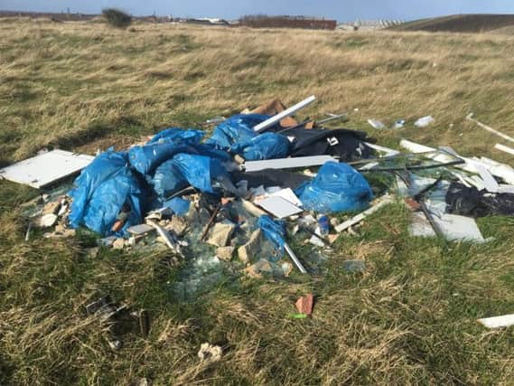 Picture of fly-tipping in Hartlepool sent in by Janice Barker