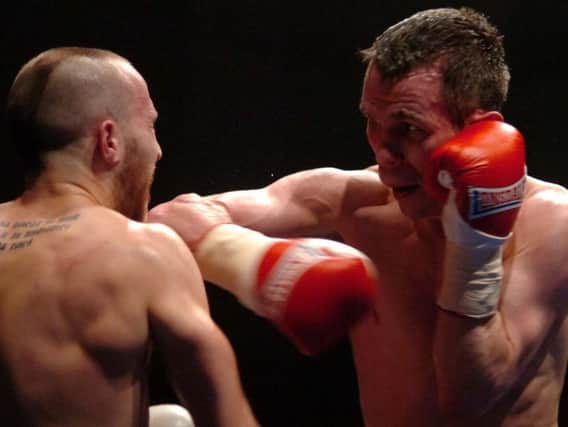 Martin Ward in action in his last fight. Picture by TOM COLLINS
