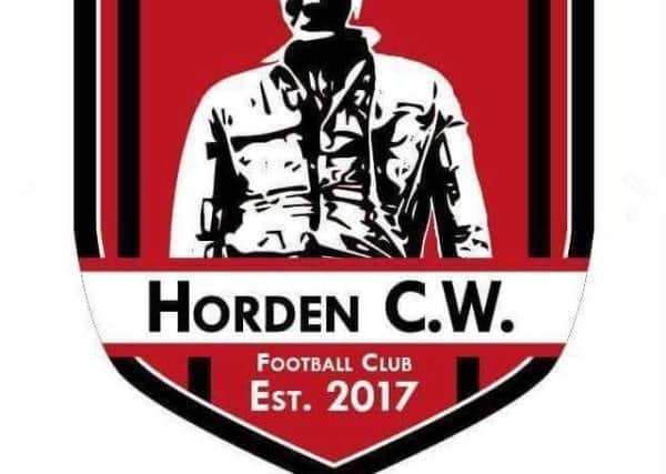 The badge designed for the new Horden CW FC.