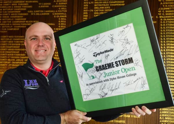 Graeme Storm at Hartlepool Golf Club