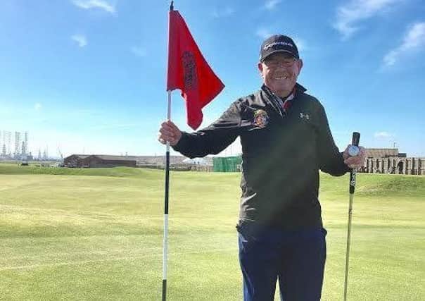 Barry Parkes who scored a hole in one