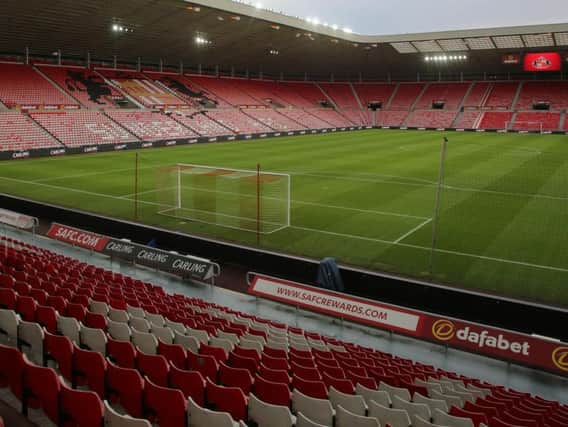 The banner will be flown over the Stadium of Light today.