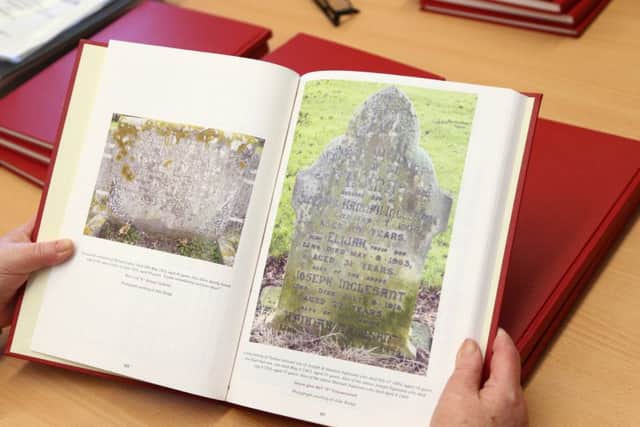 The Friends of North Cemetery have produced a series of 16 books and have handed them over to the Central Library, Hartlepool. Picture: TOM BANKS