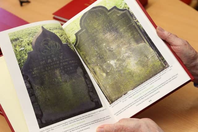 The Friends of North Cemetery have produced a series of 16 books and have handed them over to the Central Library, Hartlepool. Picture: TOM BANKS