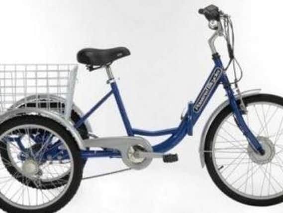 Police are searching for the thieves who stole a trike similar to this one.