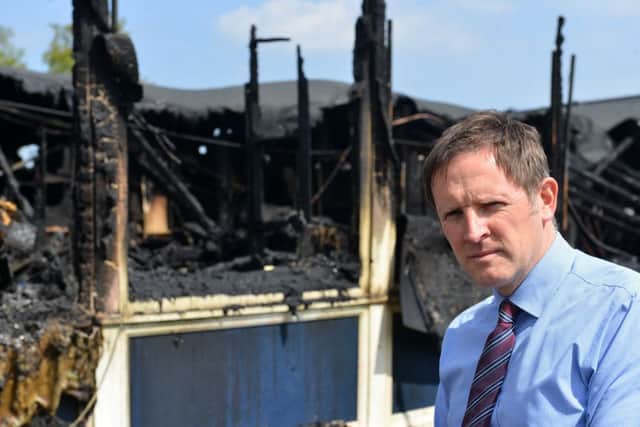 Fire ravaged Rift House Primary School headteacher David Turner