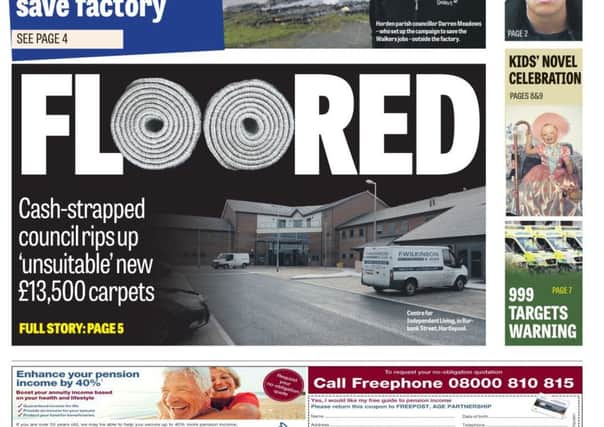 Hartlepool Mail Local Newspaper Week.