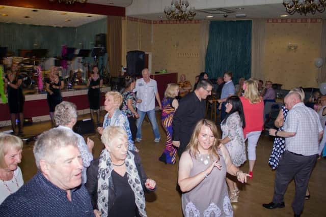 On the dancefloor for the Alfie Smith Fundraising night. Picture by Ashley Foster