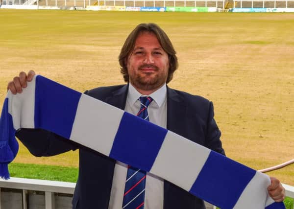 Not a play-off fan: New Hartlepool United manager Craig Harrison