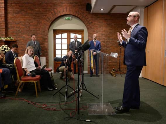 Former Ukip leader Paul Nuttall, who visited Hartlepool as part of his campaign.